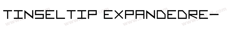 Tinseltip ExpandedRe字体转换